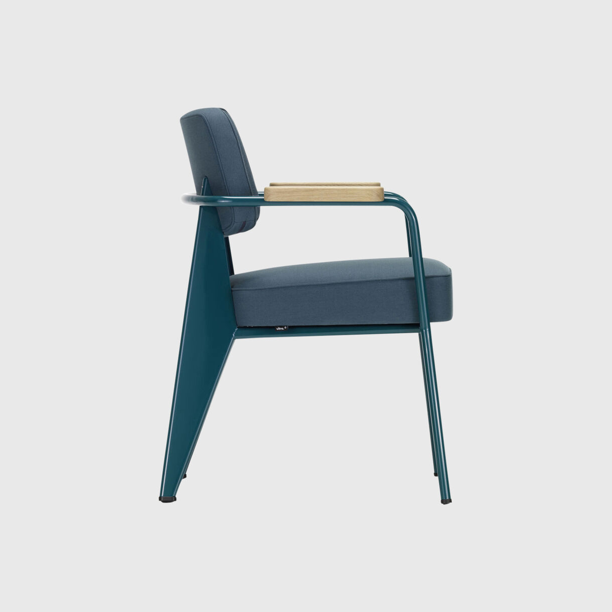 Fauteuil Direction Armchair, Blue Grey, Bleu Dynastie